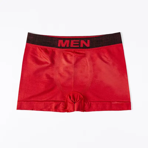 Calzoncillos Bóxer Clásicos de Algodón Elástico de Alta Calidad para Hombre, con Abertura Frontal, Transpirables, de Secado Rápido, Corte Medio, con Logotipo Personalizado - Product Image 2