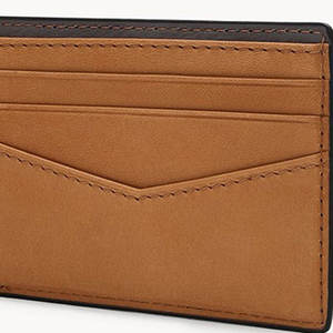 Artículos de tendencia Titular de la tarjeta de crédito Negocios Cuero Hombres Cartera Bolsillo Viaje Moda Regalo Imprimir Logo Estilo para hombre Servicio OEM - Product Image 4