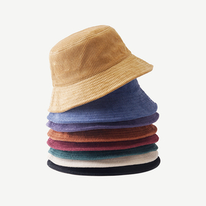 LOW MOQ Marca de calidad Unisex Sombrero de cubo de pana OEM Diseño personalizado Su propio logotipo Sombrero de pescador de invierno - Product Image 1