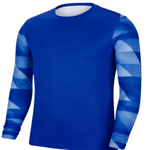Camiseta de Fútbol de Manga Larga con Cuello Redondo para Hombre, Color Verde Neón, 100% Poliéster, Absorbe la Humedad, Ajustada, Ropa Deportiva para Todas las Temporadas - Product Image 5