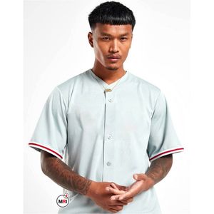 Nouveau sport fitness pas cher vente plaine personnalisé Baseball Jersey Baseball porter des ensembles d'uniformes moins de prix - Product Image 5