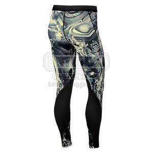 Nuevos pantalones ajustados de secado rápido, mallas con estampado Digital de logotipo personalizado, mallas de Yoga para deportes al aire libre para mujer, cintura elástica - Product Image 3