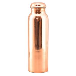 Botellas de agua de cobre hechas a mano 100% de calidad superior logotipo personalizado botella de Yoga a prueba de fugas para deportes de estilo de vida activo y Camping - Product Image 3