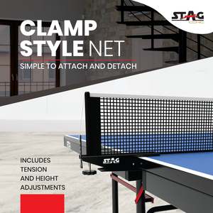 Stag Iconic International <b>Table</b> <b>Tennis</b> <b>Table</b> Full-Size Premium Indoor Ping Pong <b>Table</b> 25mm <b>Foldable</b> with ITTF Certificate - Product Image 6