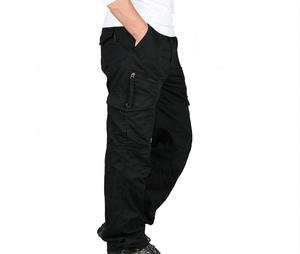 2024 été nouveaux pantalons de travail pour hommes pantalons décontractés de poche à cordon européens et américains - Product Image 6