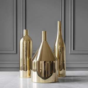 Classic Top Selling Indoor Flower <b>Vases</b> Premium Quality Large Size Home <b>Decoration</b> Large Size Aluminum Flower - Product Image 4