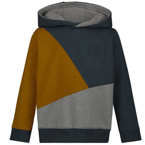 Sweat-shirt à capuche Hip Hop décontracté d'automne en molleton lourd tendance avec motif imprimé Conception d'épaule tombante et logo avant - Product Image 3