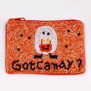 Pochette à monnaie perlée élégante de haute qualité unique brodée à la main pour le jour à boire avec perle de rocaille de l'Inde - Product Image 6