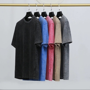 Camiseta holgada de manga corta con estampado de estrellas de dibujos animados para hombre y mujer para verano 100% estilo informal de algodón - Product Image 1