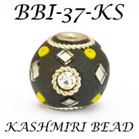 Perles de Cachemire artisanales, durables et colorées, parfaites pour la fabrication de bijoux et l'artisanat, provenant d'Inde. - Product Image 6