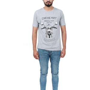 T-shirt d'été 100% coton de haute qualité personnalisé col solide hommes et femmes sérigraphie gros t-shirts - Product Image 5