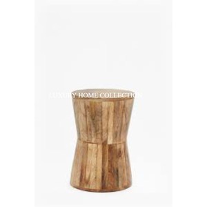 Meubles de maison de qualité supérieure tabouret en bois classique nouveauté hôtels et mariage décoratif classique ensemble de meubles en bois de manguier - Product Image 1
