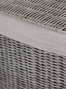 Panier à linge en rotin tissé du Vietnam, OEM ODM, panier de rangement en herbe de mer fait à la main, écologique, minimaliste, organisateur de maison, vente en gros - Product Image 4