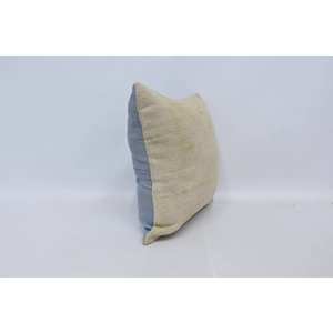 Beige Ikat <b>Patchwork</b> Wool Pillow 18x18 Inch Luxury Rustic Design Woven Floral Vintage Leaves Portable <b>Bedding</b> for Fall Halloween - Product Image 3