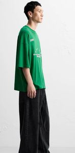 Camisetas Extra Grandes Retro 100% Algodón para Hombre, Impresión de Alta Calidad, Logotipo Personalizado, Ajuste Holgado, Estilo Urbano, Diseños Personalizados, Camiseta de Alta Densidad - Product Image 4