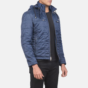 Chaqueta acolchada de invierno de nailon con logotipo personalizado de alta calidad al por mayor, abrigo de burbujas, chaqueta acolchada para hombre, nuevo diseño para hombre - Product Image 3