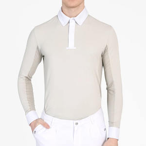 Vêtement de base pour l'équitation, manches longues, vêtements équestres pour hommes, chemises de course, vêtements de base pour l'équitation pour hommes - Product Image 1