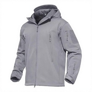 Custom Men Camouflage Winter Sports Softshell <b>Jackets</b> Outdoor Camping High Quality Waterproof Windproof Breathable Stand Collar - Product Image 1