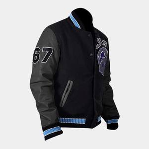 Chaquetas Letterman para Hombre de Alta Calidad con Logotipo de los Leones, Chaqueta Universitaria de Béisbol con Parche Bordado Personalizado al por Mayor - Product Image 2