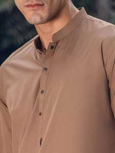 Robe décontractée de créateur à la mode pour hommes, ethnique pakistanaise Salwar Kameez, à porter au quotidien - Product Image 4