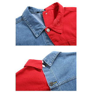 Chaqueta vaquera para hombre de mejor estilo, talla regular, ropa de calle cómoda de alta calidad, chaqueta vaquera para hombre con logotipo personalizado en color - Product Image 4