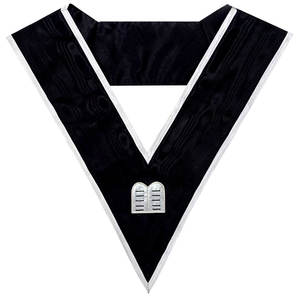 2025 Rite écossais AASR 30e degré collier en cuir brodé à coudre cuir à coudre pour Rite écossais maçonnique AASR 30e degré - Product Image 3