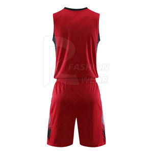 100% Polyester Custom Made Basketball Uniform Quick Dry Unisex Design for Adults Breathable Plus Size Printed Techniques for - Product Image 3