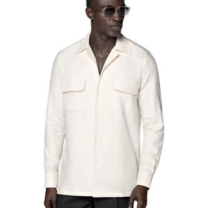 <span class=keywords><strong>Giacca</strong></span> <span class=keywords><strong>camicia</strong></span> in cotone 100% morbida Overshirt <span class=keywords><strong>Beige</strong></span> da uomo comoda <span class=keywords><strong>camicia</strong></span> ampia a manica lunga per le vacanze e per la casa - Product Image 1