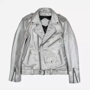 แจ็กเก็ตหนังสำหรับผู้หญิงเสื้อครอปหนังสำหรับฤดูหนาวเสื้อแจ็คเก็ตหนัง - Product Image 2