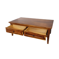 Table basse et thé en bois massif de haute qualité pour meubles de maison élégants/salon/ensemble de canapé