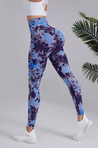 Nouveau ensemble de leggings d'entraînement de gymnastique 4 pièces pour femmes soutien-gorge de sport à dos ouvert pantalon de Fitness taille haute costume de Yoga côtelé avec motif solide - Product Image 2