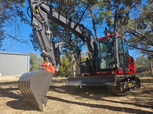 Excavadora de cadenas RH80E de 3 toneladas con 110 kW de potencia, capacidad de cazo de 0.12 m³ y alta potencia de excavación - Product Image 6