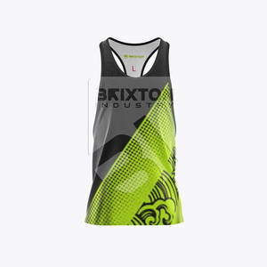 Men's Lightweight Custom Logo Sleeveless Workout <b>Vest</b> Casual Gym <b>Stringer</b> Top for Bodybuilding and Fitness - Product Image 1