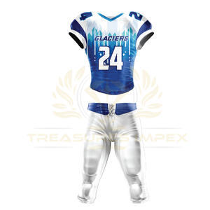 Alta calidad transpirable 100% poliéster protección UV nombre personalizado y número American Foot Ball uniforme con Jersey y pantalón - Product Image 4