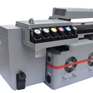 เครื่องพิมพ์ยูวีแบบแท่นราบ Bheng 4060 A2 ขนาด 40x60 ซม. ระบบอัตโนมัติ พิมพ์สี CMYK พร้อมสีขาวและวานิช สำหรับพิมพ์บนหนัง เคสมือถือ เสื้อยืด และกระจก - Product Image 6
