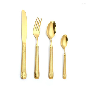 Custom Finishing Available Wholesale Metal <b>Cutlery</b> Premium Quality Gold Designer Handle Flatware <b>Set</b> for Cafe Restaurant Hotel - Product Image 6