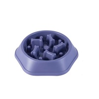 Bols de Nourrissage Lent pour Animaux de Compagnie, Durables, Anti-Étouffement, Écologiques, Imperméables, pour Petits Chiens, en Plastique Antidérapant, Type Bol à Riz