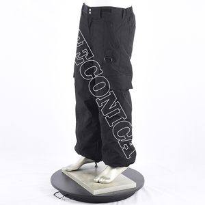 Venta al por mayor OEM pantalones de esquí snowboard hombres mujeres a prueba de viento cremallera High Street estilo Hip Hop cintura elástica ropa informal - Product Image 1