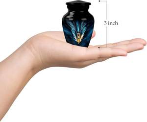 Riding Urn for <b>Ashes</b> Adult Male <b>Keepsake</b> Urn for Dad Cremation Urn for Human <b>Ashes</b> Memorial Funeral Urn for Women Custom Size - Product Image 6