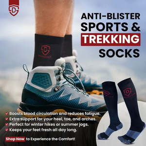 Calcetines de Compresión Antiampollas para Senderismo y Deportes al Aire Libre - Product Image 4