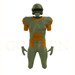 Vêtements de sport pour hommes de haute qualité, ensembles d'uniformes de football américain, légers, 100% polyester, couleurs personnalisables, service OEM - Product Image 6