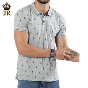 Nouveauté Chemises polo de sport pour hommes en coton doux et confortable de couleur unie Logo personnalisé Haute qualité 100% coton - Product Image 1