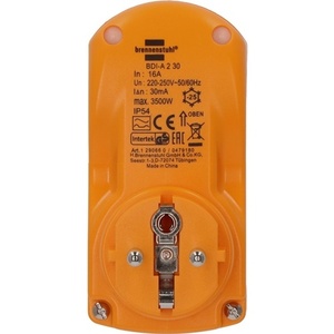 ปลั๊กและเต้ารับกำลังสูง BDI-A2 30 16 a 230/50V/Hz 3680W IP54 BRENNENSTUHL พร้อมอุปกรณ์ป้องกันไฟดูด - Product Image 3