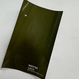 Película de vinilo para coche con brillo de cristal autoadhesivo de alta calidad, verde oliva oscuro, a prueba de UV, envoltura protectora para coche, función de cambio de Color - Product Image 6