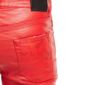 Pantalon en cuir de haute qualité sur mesure à bas prix, design haut de gamme personnalisé, pantalon en cuir pour homme de haute qualité - Product Image 5
