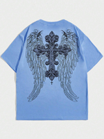 Hip Hop luxe DTG personnalisé surdimensionné T-shirt coton graphique T-shirt surdimensionné concepteur numérique sérigraphie T-shirt pour hommes