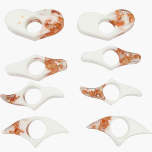 Soporte para páginas de libros de resina, agarre para los dedos, accesorio de lectura duradero y cómodo, perfecto para libros, materiales de estudio, diarios y novelas - Product Image 1