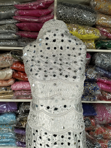 Robe de mariage George Dashiki faite à la main en soie lourde pour adultes, rayonne en coton et lin, conçue à la mode africaine pour l'été - Product Image 3