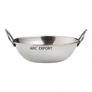 ชามเสิร์ฟอาหารและหวานผิวมันเป็นอลูมิเนียมขัดเงาอุปกรณ์ตกแต่งชามเสิร์ฟสุดพิเศษลายนูนสีทอง - Product Image 2