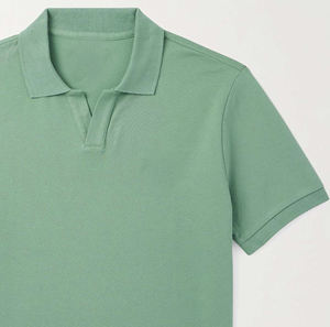 Gran oferta, recién llegados, polos para hombre, venta al por mayor, polos informales lisos de alta calidad con logotipo personalizado, camiseta Polo, último diseño - Product Image 3